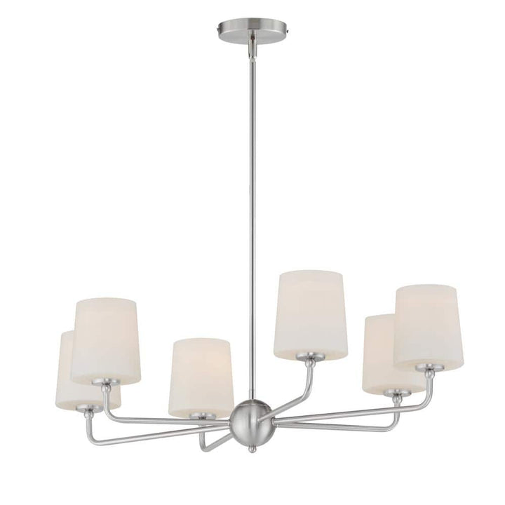 Maxim Lighting Bristol 6-Light Silver Chandelier
