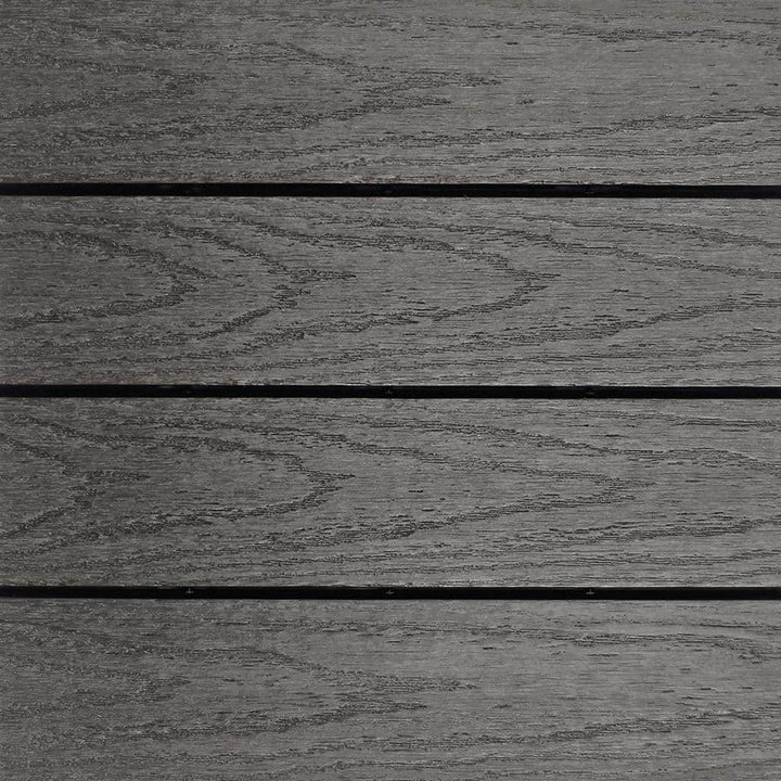 NewTechWood UltraShield Naturale 1 ft. x 1 ft. Quick Deck Outdoor Composite Deck Tile Sample in Argentinian Silver Gray
