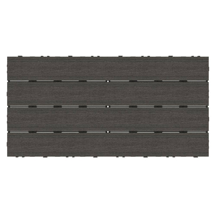 NewTechWood UltraShield Naturale 1 ft. x 2 ft. Quick Deck Outdoor Composite Deck Tile in Argentinian Silver Gray(20 sq. ft. per Box)