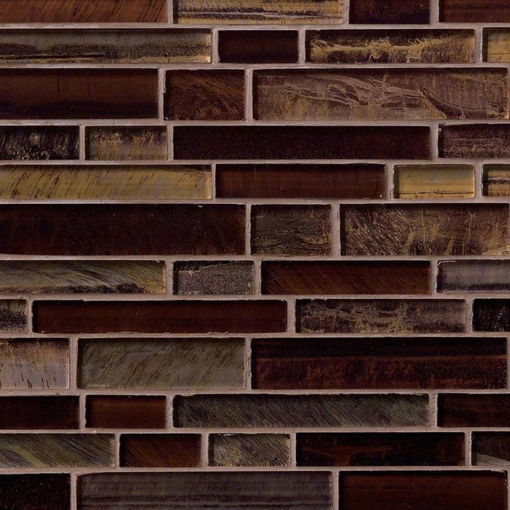MSI Artista Interlocking 12 in. x 12 in. x 8 mm Glass Mesh-Mounted Mosaic Wall Tile (10 sq. ft. / case)