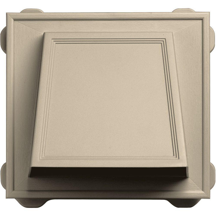 6 in. Hooded Siding Vent #049-Almond - Super Arbor