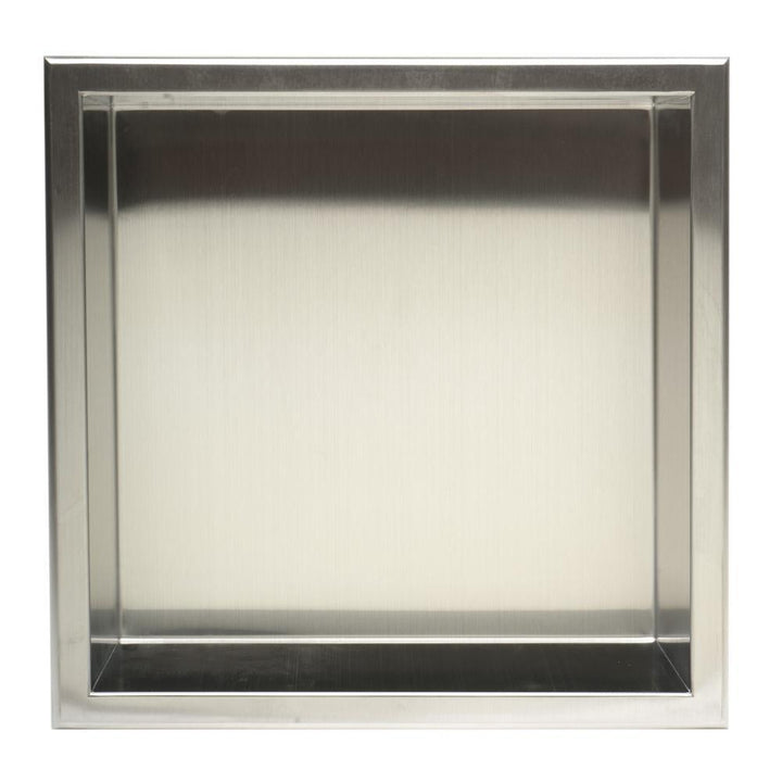 12 in. x 12 in. x 4 in. Niche in Brushed Stainless Steel - Super Arbor
