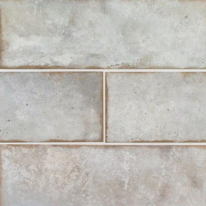 Reina Steel Gray 4 in. x 12 in. Gloss Subway Ceramic Wall Tile (10.98 sq. ft./Case)