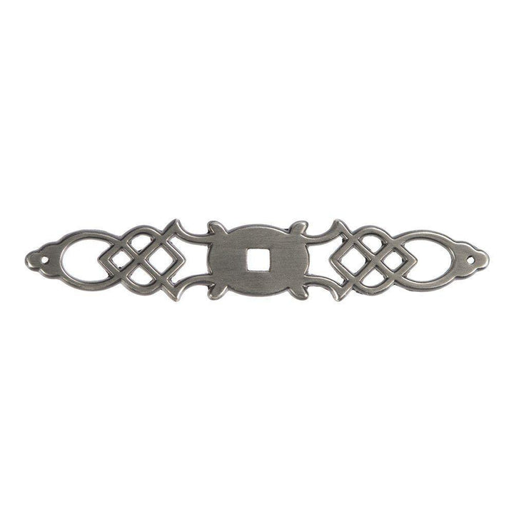 1 in. x 5-1/2 in. Silver Stone Furniture Backplate - Super Arbor