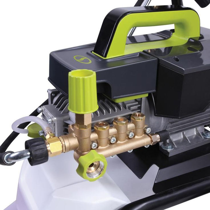 Sun Joe Commercial Series 1800 PSI Max 1.6 GPM Electric Pressure Washer with Wall Mount, Roll Cage and Hose Reel
