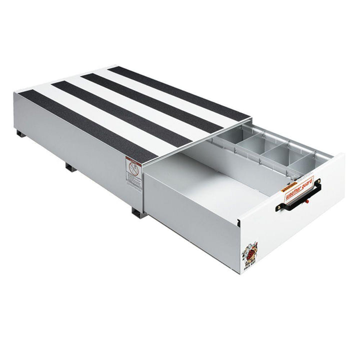Weather Guard 30 in. Steel Pack Rat Drawer Unit in Brite White - Super Arbor