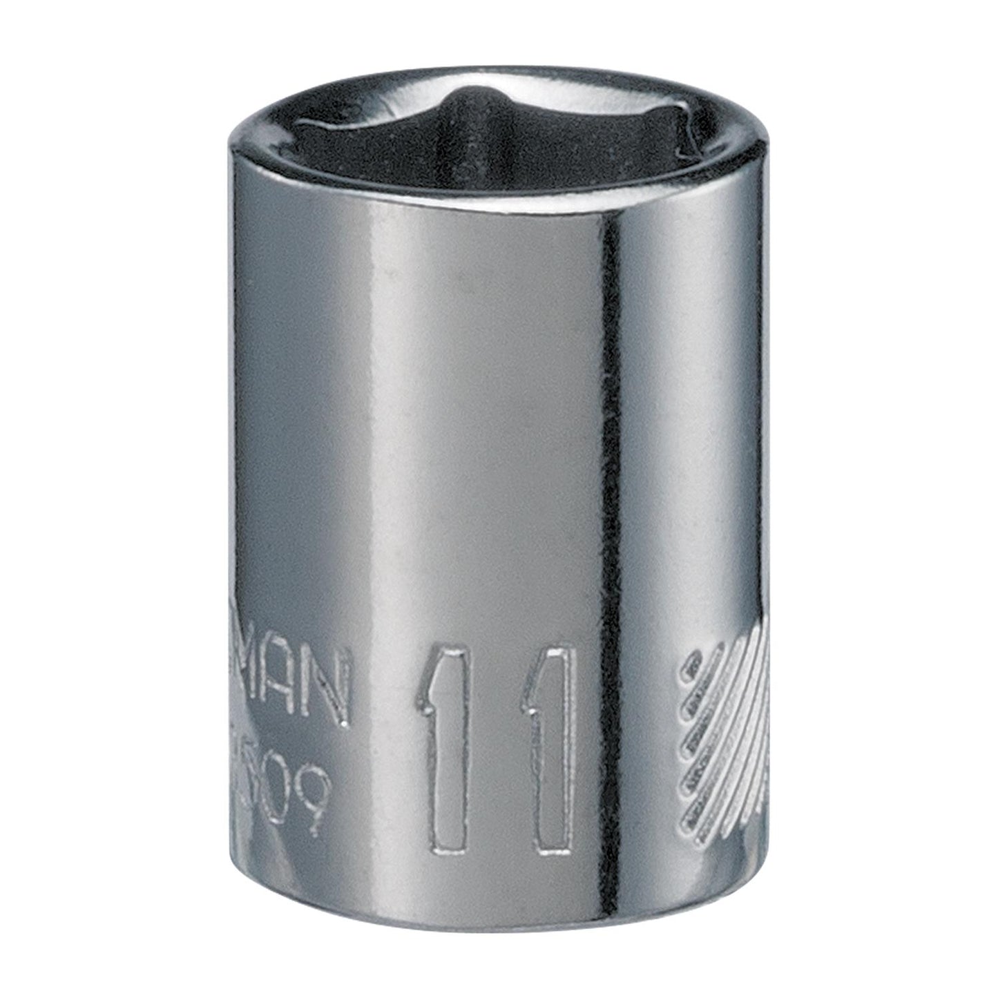 Craftsman 11 mm Metric Shallow Socket - 1/4 in. Drive, 6 Point