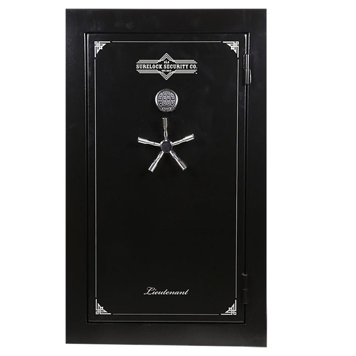 Lieutenant 25-Gun and Home Safe, Black - Super Arbor
