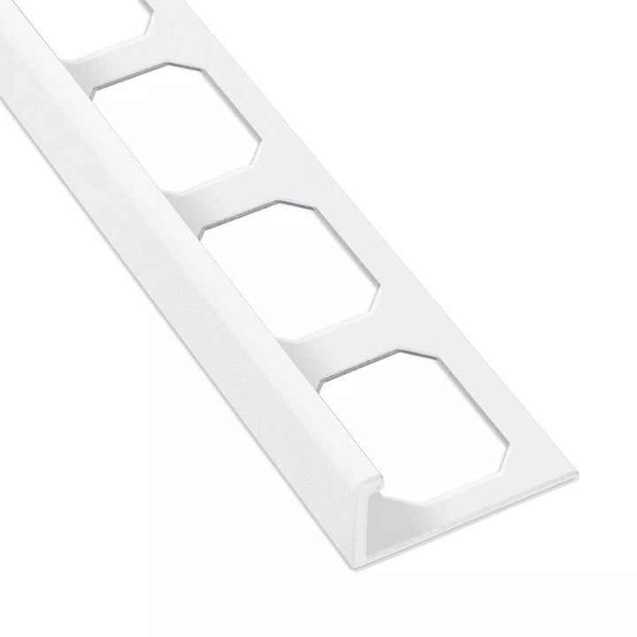 L-Shape Edge 3/8 in. Matte Brilliant White Profile