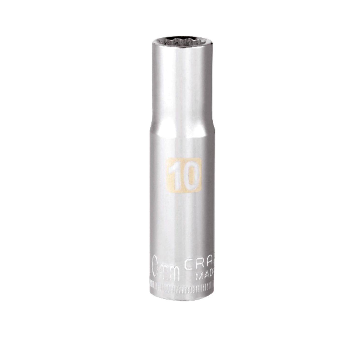 Craftsman 10 mm SAE 12 Point Deep Socket - Polished Chrome