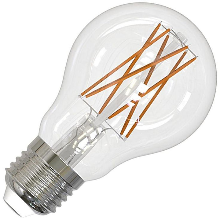 Bulbrite 75-Watt Equivalent A19 Clear Dimmable Edison LED Light Bulb Soft White (2-Pack)
