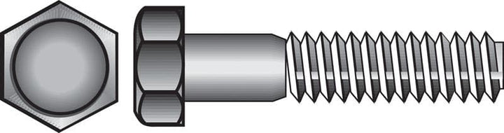 Hillman 1/2 in. Diameter x 6 in. Length Hot Dipped Galvanized Steel Hex Bolt, Coarse Thread, 25-Pack