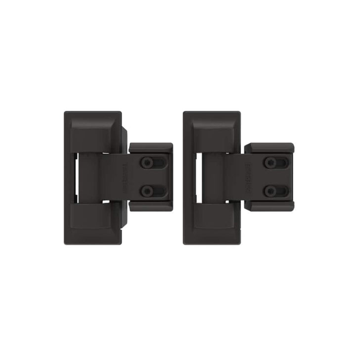 Barrette Outdoor Living 3.875 in. x 4.812 in. Steel Bronze Standard Wrap Hinge (2-Pack)