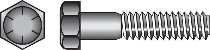Hillman 3/4 in. Diameter x 3-1/2 in. Length Grade 8 Heat-Treated Steel Hex Head Cap Screws, Coarse Thread, 20-Pack
