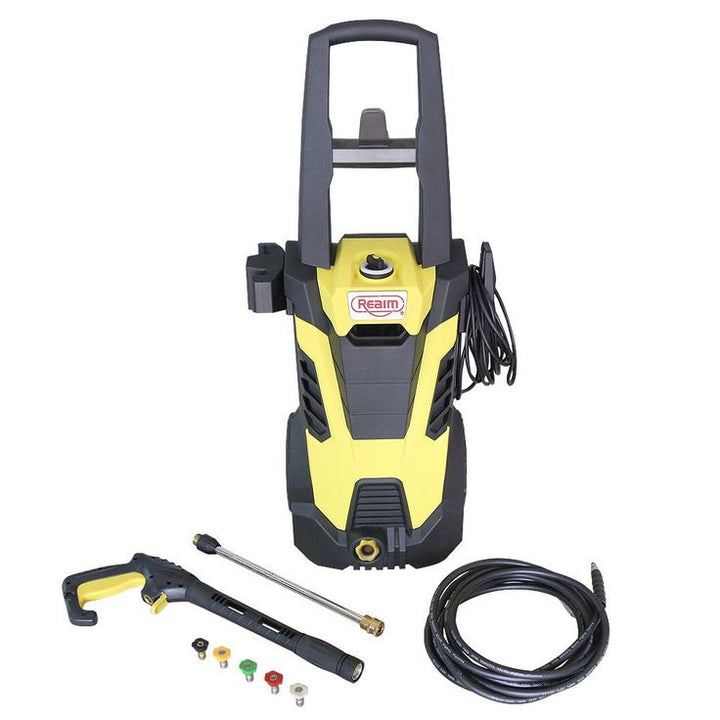 Realm BY02-BCMH, Electric Pressure Washer, 2300 PSI, 1.75 GPM, 14.5 Amp, Yellow Black