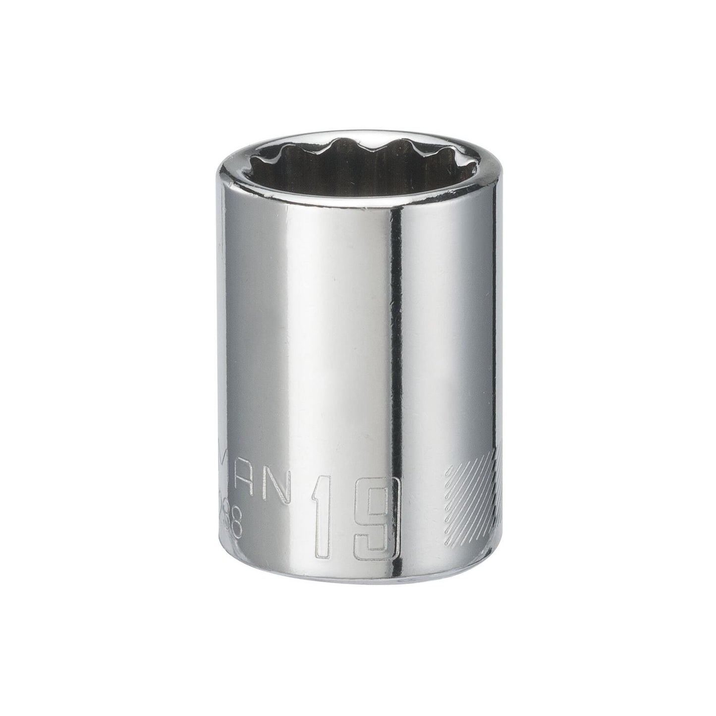 Craftsman 19 mm Metric 12 Point Shallow Socket - 1/2 in. Drive