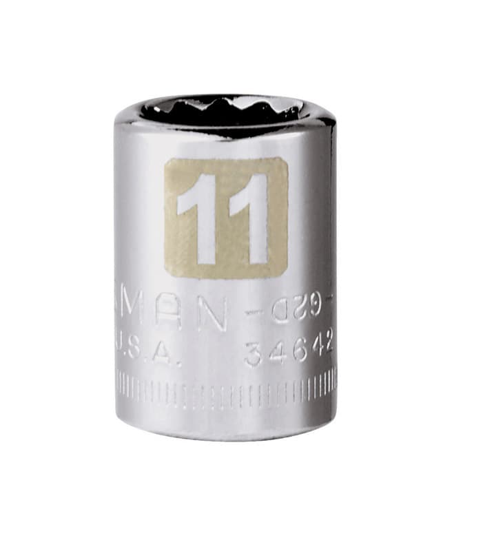 Craftsman 11 mm Metric 12 Point Standard Socket - 3/8 in. Drive