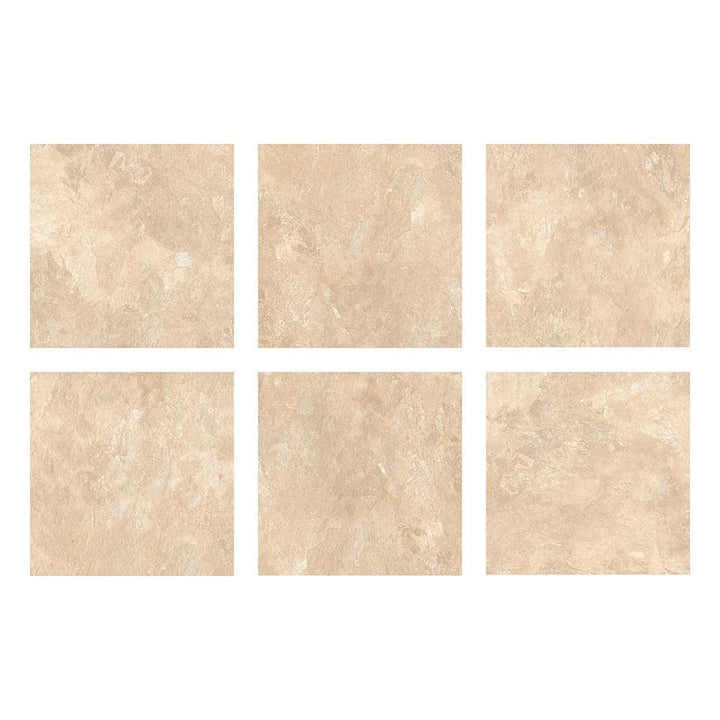 FloorPops Canyon 12 in. x 12 in. Peel and Stick Vinyl Floor Tiles, Beige Stone Look (20 Tiles, 20 sq. ft. Case)