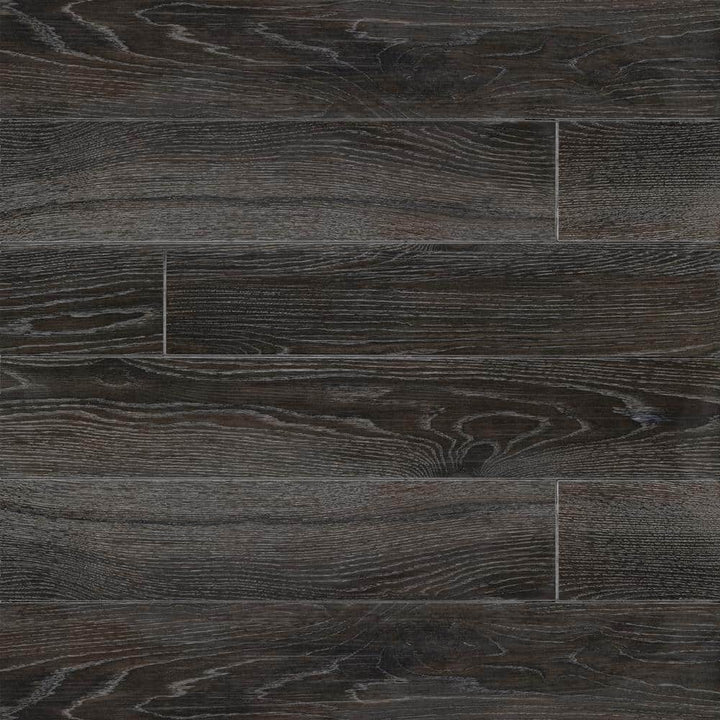 Benson Nero 6 in. x 36 in. Matte Porcelain Floor and Wall Tile (13.5 sq. ft./Case)