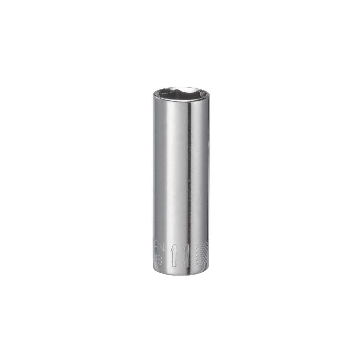 Craftsman 11 mm Metric Deep Socket, 1/4 in. Drive, 6 Point