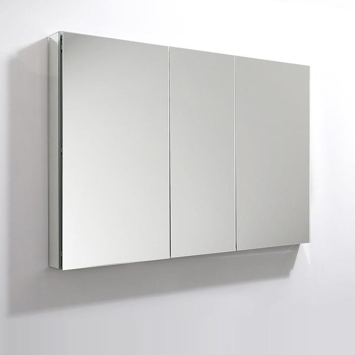 49 in. W x 36 in. H x 5 in. D Frameless Recessed or Surface-Mounted Bathroom Medicine Cabinet
