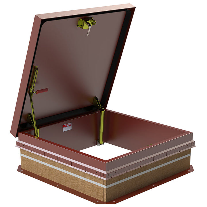 Bilco Type E Galvanized Roof Hatch-Ladder Access Red Oxide 36" x 36" E-20