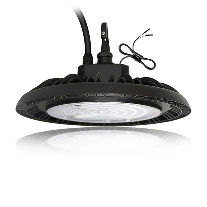 Cedar Hill UFO 1ft 300-Watt Equivalent Integrated LED Non Dimmable Black High Bay Light, 5000K, (1 Pack)