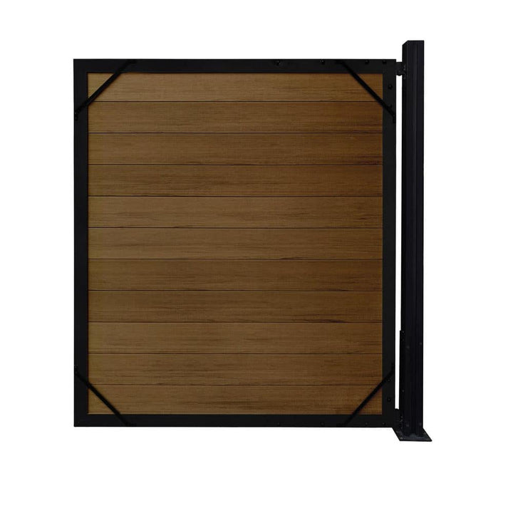 CREATIVE SURFACES 5 ft. x 6 ft. Aluminum Composite Fence Frame Kit Fence Gate