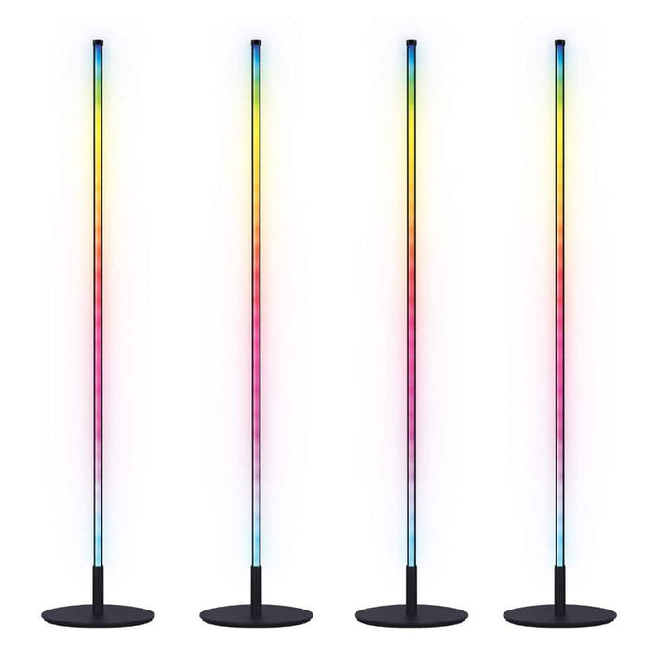 Feit Electric 42 in. Integrated LED Color Changing Smart Home Wi-Fi Connected Wireless Floor Lamp (4-Pack)