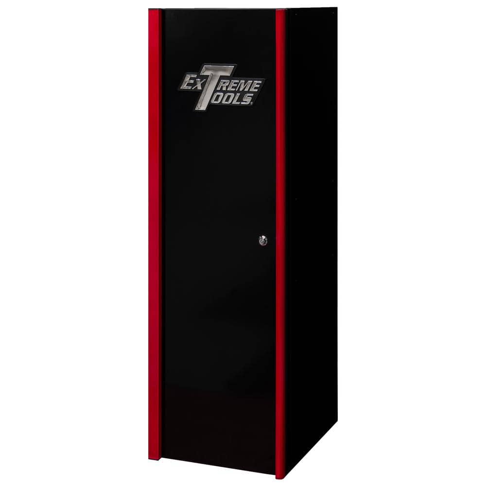 Extreme Tools DX 21 in. W x 21 in. D 4-Shelf Side Locker Tool Chest in Black with Red Handle