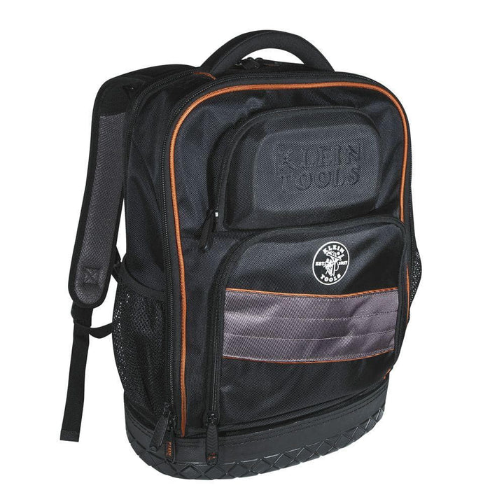 Klein Tools Tradesman Pro Organizer Technician’s Jobsite Tool Backpack with Laptop Pocket, 14 in. W x 18.5 in. H x 7 in. D (Model 55456BPL)