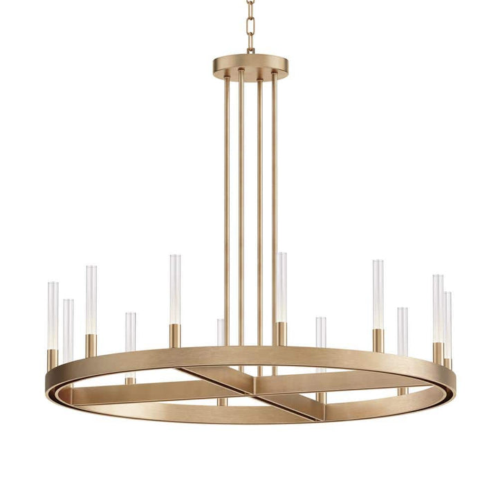 Maxim Lighting Ovation 12-Light Integrated LED Gold Chandelier