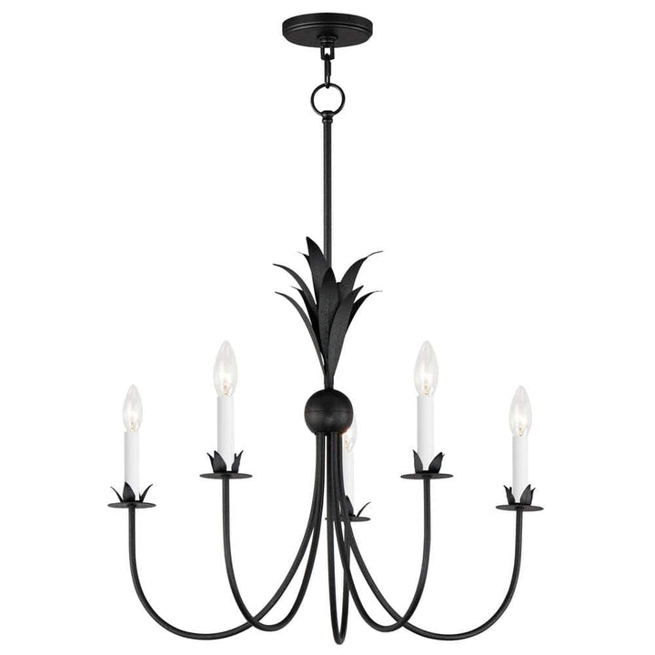 Maxim Lighting Paloma 5-Light Black Chandelier, 36 in. Diameter x 22.5 in. H