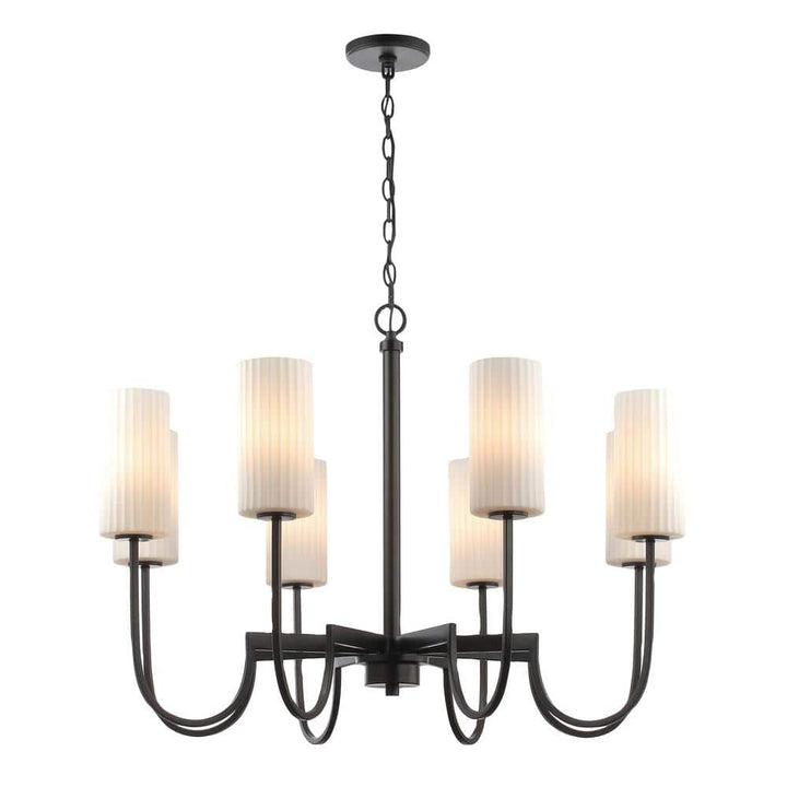 Maxim Lighting Town and Country 8-Light Black Chandelier