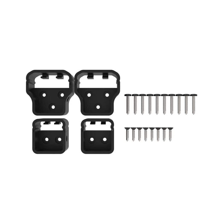 NewTechWood Allure Aluminum Preassembled Rail Bracket in Black