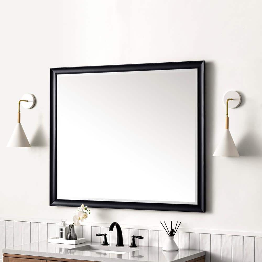 James Martin Vanities Glenbrook 48" Black Onyx Rectangular Vanity Mirror