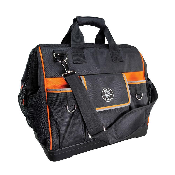 Klein Tools Tradesman Pro Wide-Open Tool Bag, 42 Pockets, 16-Inch (Model 55469)