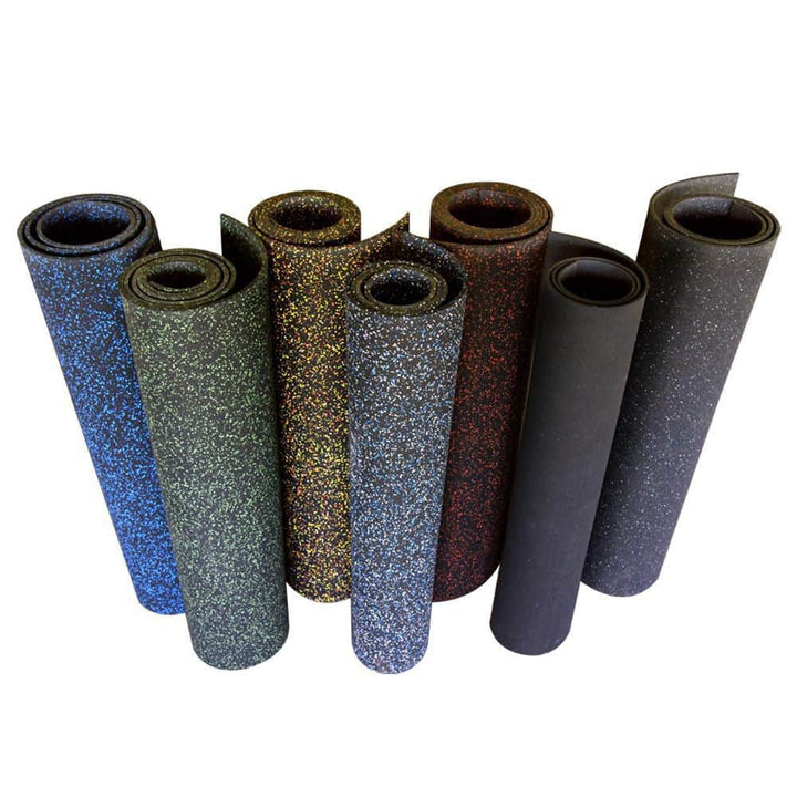 Rubber-Cal "Elephant Bark" Rubber Flooring – 3/16 in. x 4 ft. x 6 ft., Black
