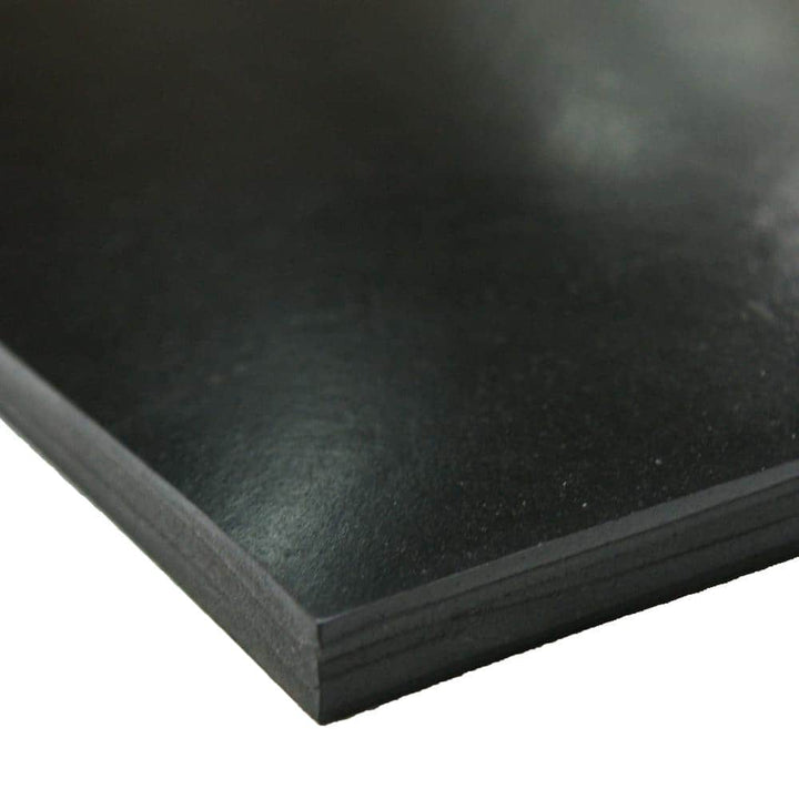 Rubber-Cal EPDM Rubber Sheet- 1/4 in. Thick x 2 in. Width x 36 in. Length - Black - 60A Durometer