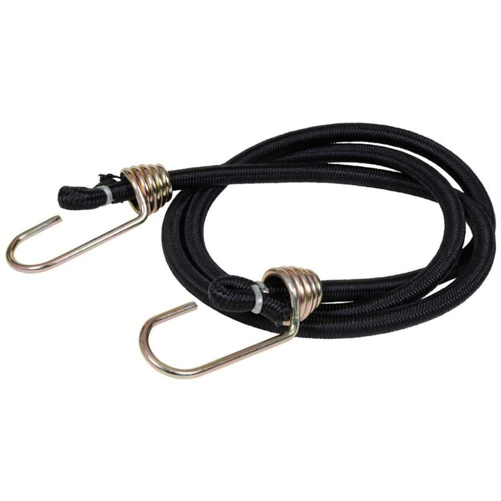 Keeper 48 in. Heavy Duty Black Bungee Cord with Dichromate Hooks (1-Pack)