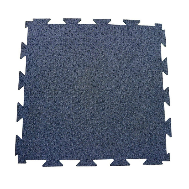 Rubber-Cal Terra-Flex 1/4 in. x 24 in. x 24 in. Blue Interlocking Flooring (10-Pack, 40 sq. ft.)
