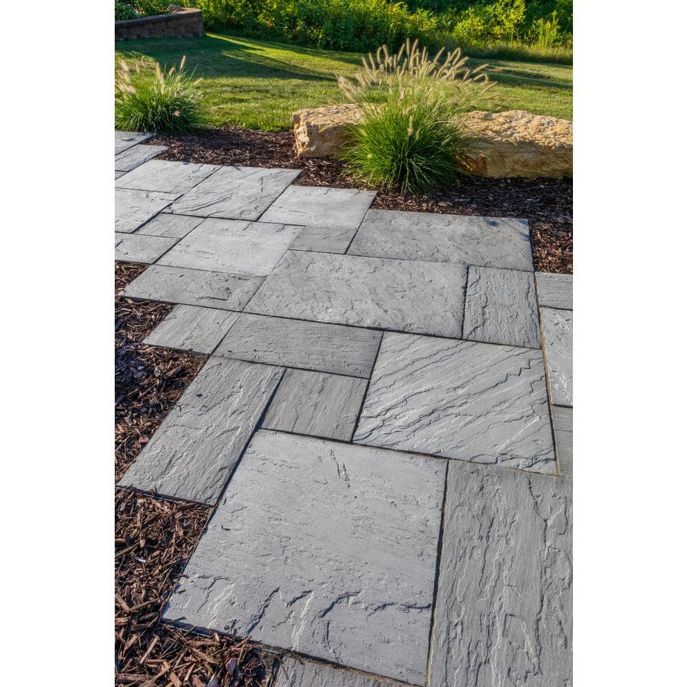 Silver Creek Stoneworks Slate 24 in. x 12 in. x 1.75 in. Bluestone Concrete Paver (22-Pieces/44 sq. ft./Pallet)