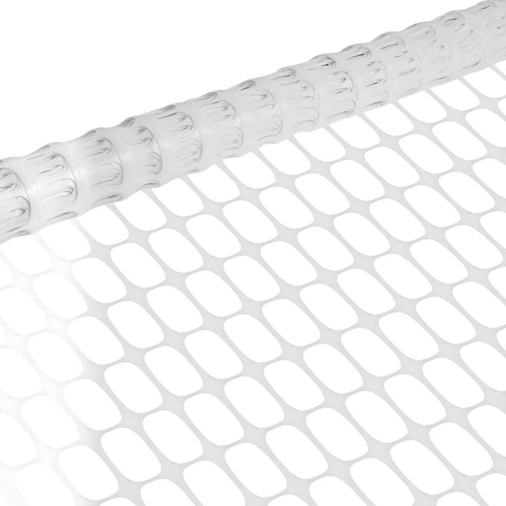 BOEN 4 ft. x 50 ft. White Construction Snow/Safety Barrier Fence