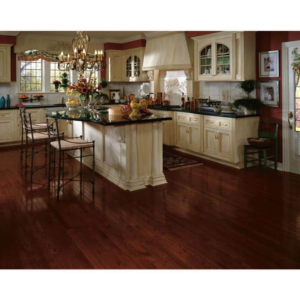Bruce American Originals Brick Kiln Red Oak 3/4 in. T x 3-1/4 in. W Smooth Solid Hardwood Flooring (22 sq.ft./ctn)