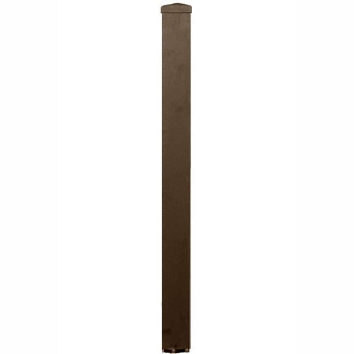 EZ Handrail 3 in. x 3 in. x 96 in. Bronze Aluminum Post