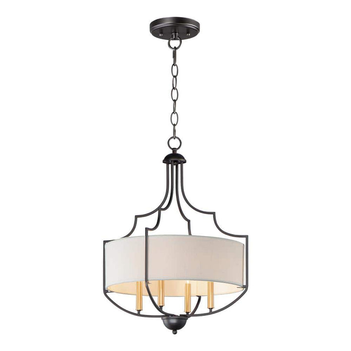 Maxim Lighting Savant 4-Light Black Chandelier