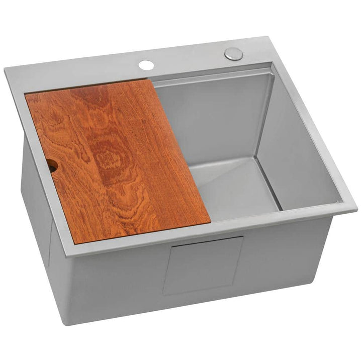 Ruvati Alto 25 x 22 x 12 Stainless Steel Topmount Laundry Utility Workstation Sink