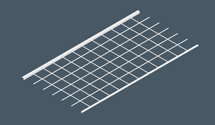 Sunoptics Skylight Burglar Bar 48" x 96" Cross Directional