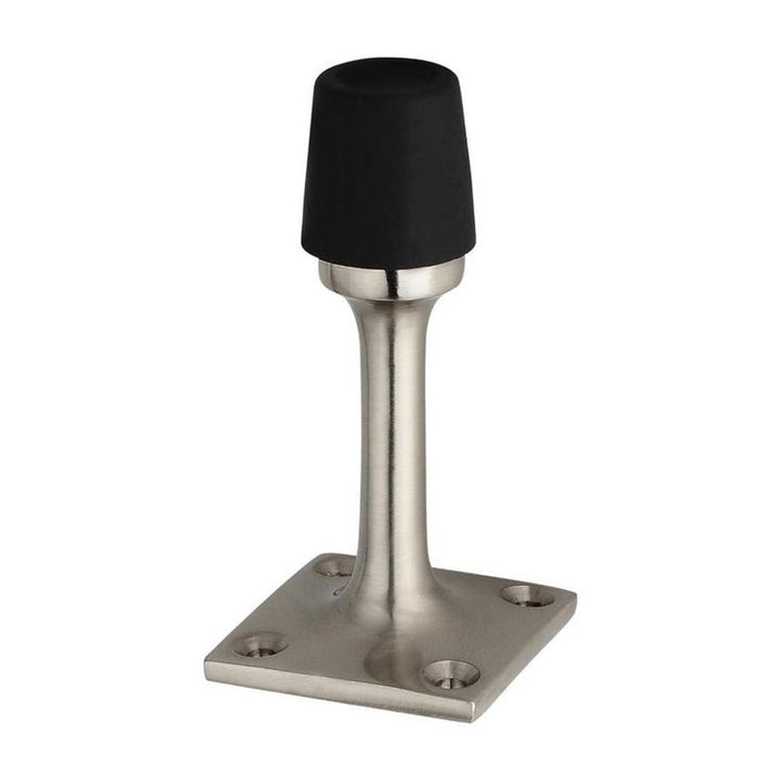 Skirting Mount 3 in. Satin Nickel Door Stop