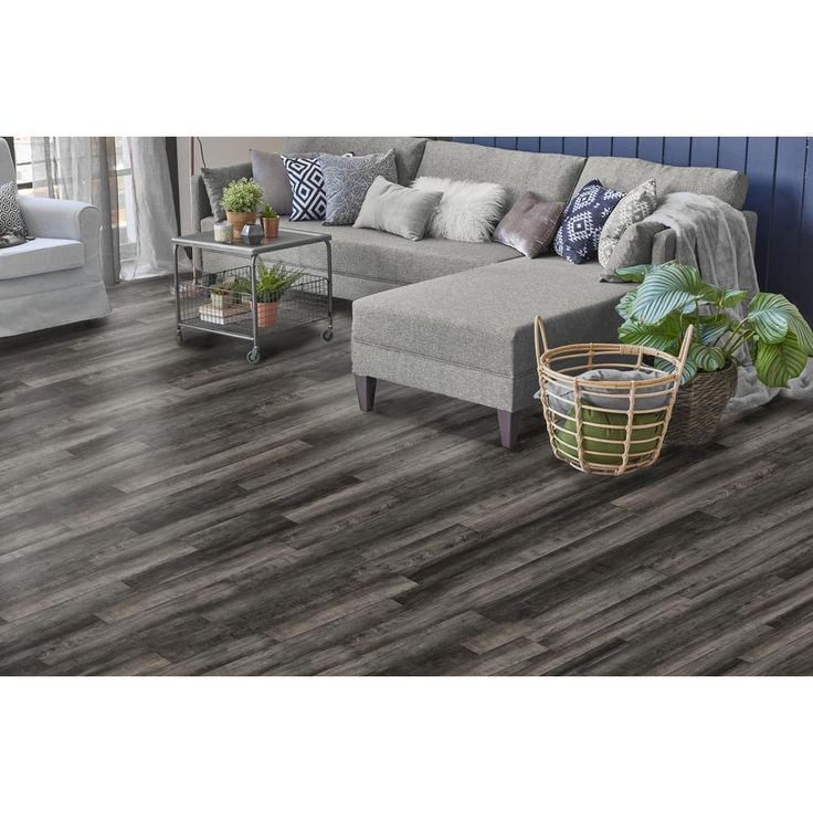 Home Decorators Collection Cambridge Gray 12mm Thick x 6.1 in. Wide x 47.64 in. Length Laminate Flooring (14.13 sq. ft. / case)